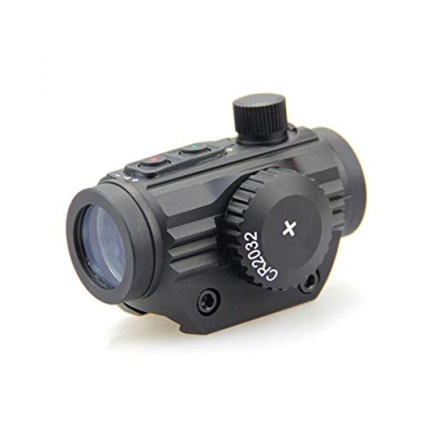 DJym Rifle Scope 1 DJym HD Silver Film Without Magnification, Red Dot Sight Shockproof Waterproof Stable Sight