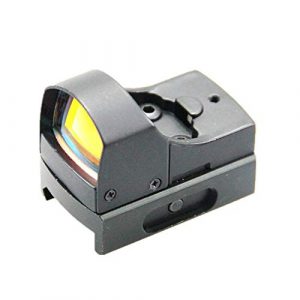 DJym Rifle Scope 1 DJym HD Outdoor Hunting Fast Red Dot Sight, Sight 2 Gears 22mm Rail (2 Packs)
