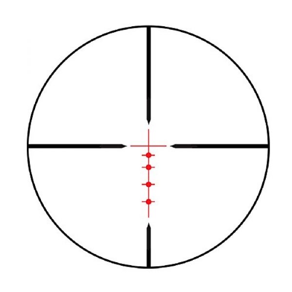 Bushnell Rifle Scope 2 Bushnell 614164C Cf 500 Banner Illumed Riflescopes Series Clam, 4-16 X 40, Matte Black