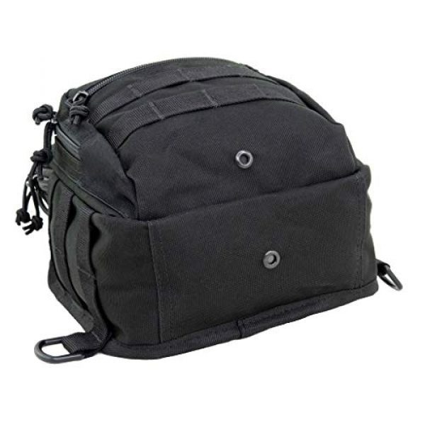 LINE2design Tactical Backpack 4 LINE2design First Aid Sling Backpack - EMS Equipment Emergency Medical Supplies Tactical Range Shoulder Molle Bag - Heavy Duty Sports Outdoor Rescue Pack - Perfect for Camping Hiking Trekking - Black