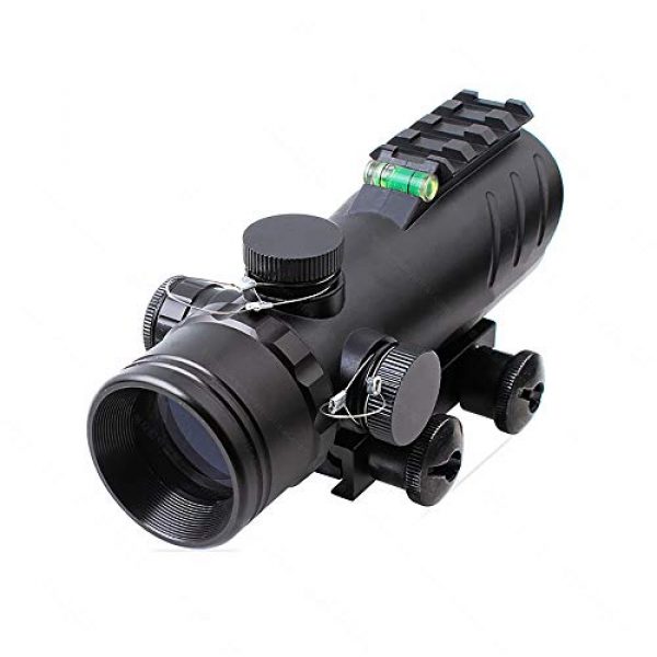 DONGYUCHUN Rifle Scope 3 DONGYUCHUN Metal Base Sight Holographic red Film Inner red dot Sight Tactical red dot Rifle Mirror with Integrated Mount,Scope + red dot