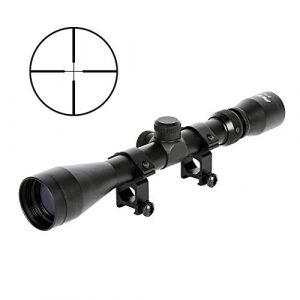 Pinty Rifle Scope 1 Pinty Rifle Scope 3-9x40 Duplex Crosshair R4 Reticle with 20mm Free Mounts