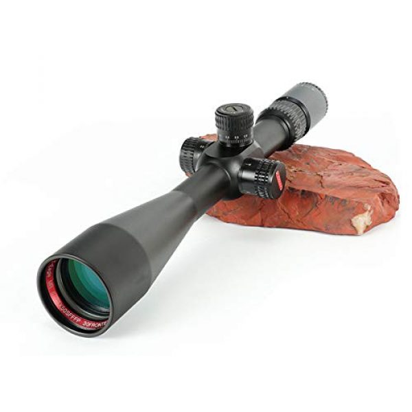 WSHA Rifle Scope 1 WSHA 6-24X50 First Focal Plane Rifle Scope - 30mm Hunting Sniper Optical Sight, Precision Shooting, Adjustable Objective