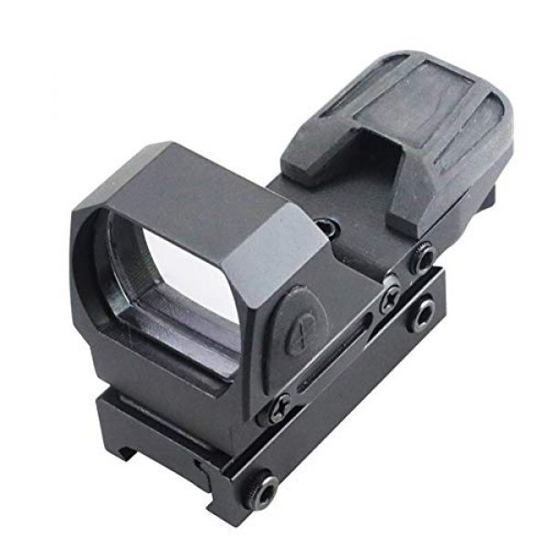 DJym Rifle Scope 5 DJym Button Red Dot Sight, Shockproof Stable Rifle Scope Suitable for Hunting Games