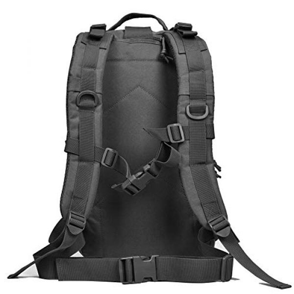 REEBOW GEAR Tactical Backpack 5 REEBOW G Military Tactical Backpack,Small Molle Assault Pack Army Bug Bag Backpacks Rucksack Daypack with Tactical US Flag Patch Black