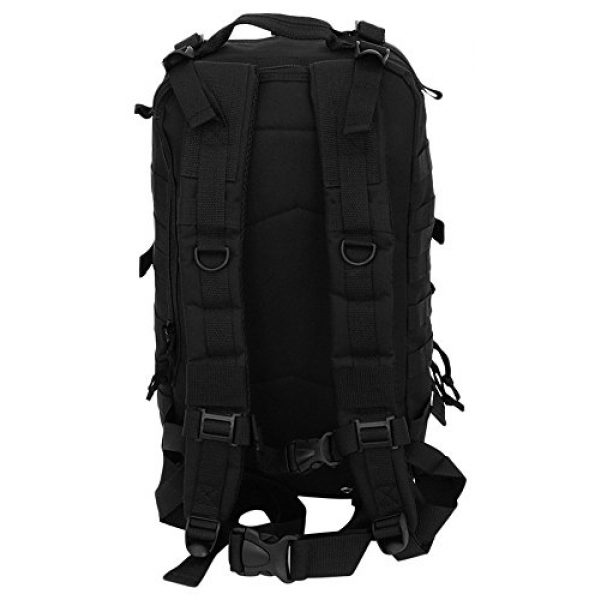 NPUSA Tactical Backpack 4 Mens 18 Inch Molle Hydration Ready Tactical Gear Daypack Backpack + Key Ring Carabiner