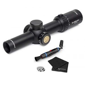 Wearable4U Rifle Scope 1 Wearable4U Athlon Optics Argos BTR GEN2 1-8x24 30mm, SFP IR MOA Reticle Riflescope with Included Extra Battery CR2032 Lens Cleaning Pen and Lens Cleaning Cloth Bundle