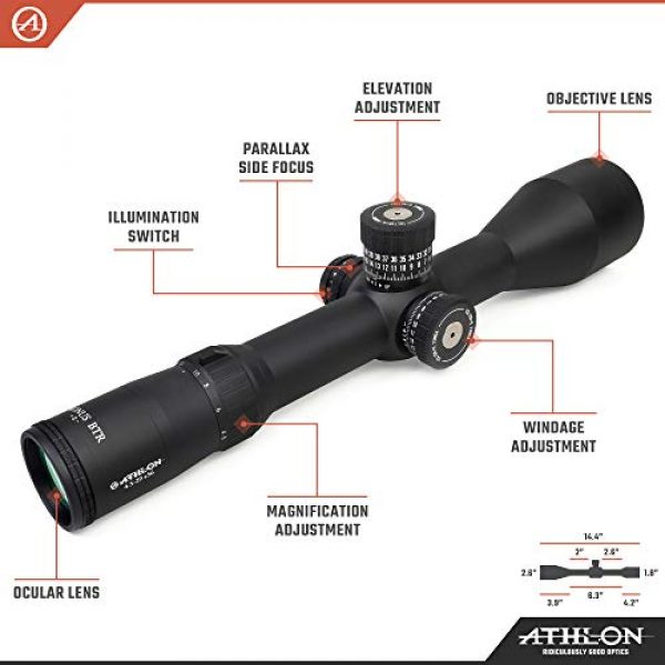 Athlon Optics Rifle Scope 2 Athlon Optics Cronus UHD 4.5-29x56 First Focal Plane Riflescopes
