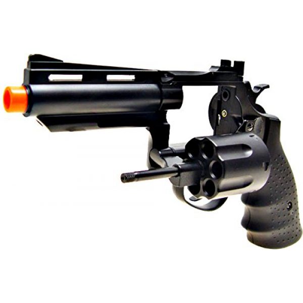 HFC Airsoft Pistol 3 HFC model-132 4 revolver a2 black(Airsoft Gun)