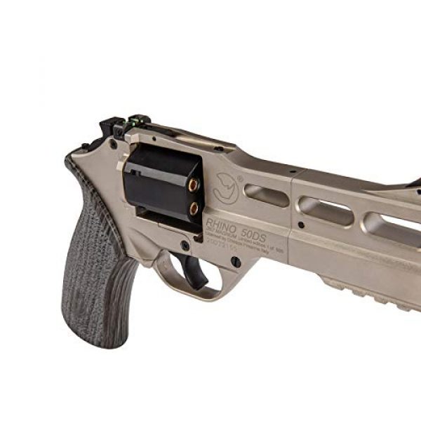 Lancer Tactical Air Pistol 5 Lancer Tactical Limited Edition Airgun Chiappa Rhino 50Ds CO2 Revolver Silver .177 Caliber