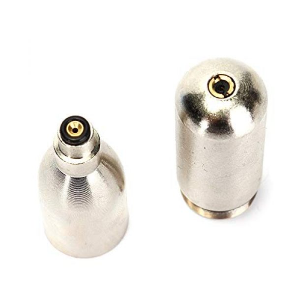 LIVIQILY Rechargeable CO2 Cartridge for Air Guns 3 LIVIQILY Hunting Accessories Gun 12g Rechargeable/Reusable/Refillable Military Co2 Cyliner Capsule for Airsoft Airgun Pistol Crosman 2240