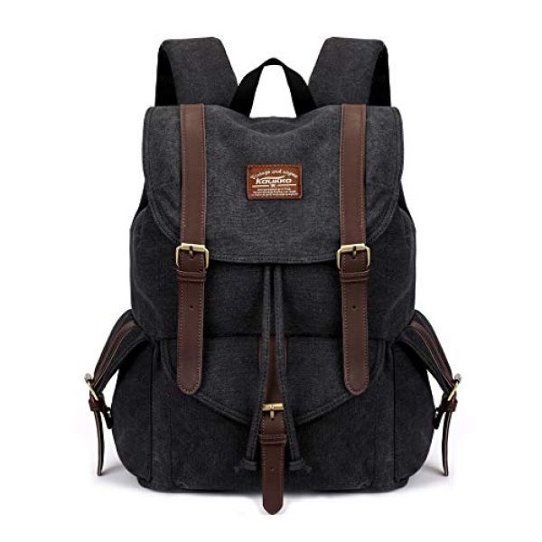 KAUKKO Tactical Backpack 1 Vintage Canvas Backpack Kaukko Outdoor Travel Hiking Rucksack School Bookbags