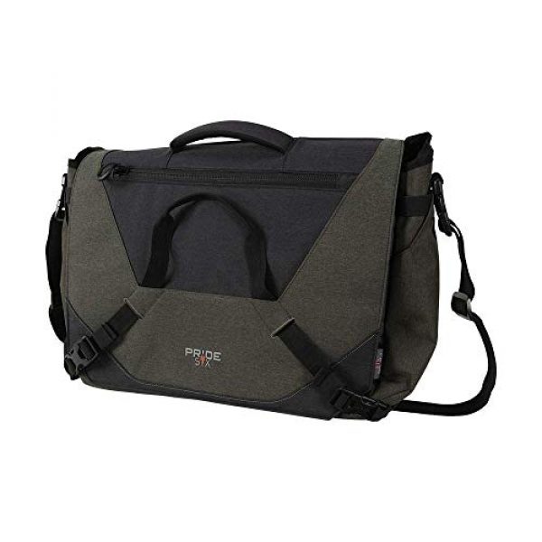 Allen Company Tactical Backpack 4 Allen Company Pride6 Base Tactical Messenger Bag, Courier Bag, Shoulder Bag, with Laptop and Conceal Carry Pocket, Internal Pockets, Tightening System, Green/Black