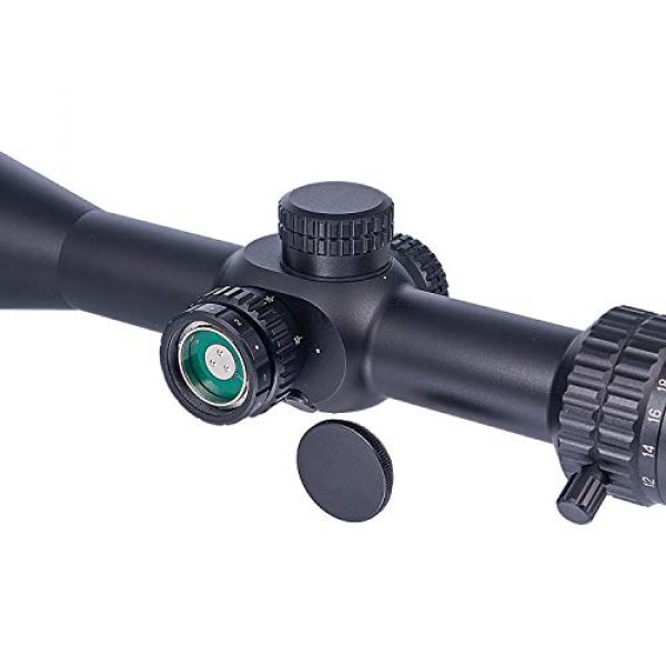 COBRA FANGS Rifle Scope 5 COBRA FANGS 6-24X50mm FFP Rifle Scope for Outdoor Hunting, FFP Tactical AO Optics RifleScope Red/Green Illuminated 1/4 MOA Mil-dot Crosshair Scope with Covers&Free Mounts