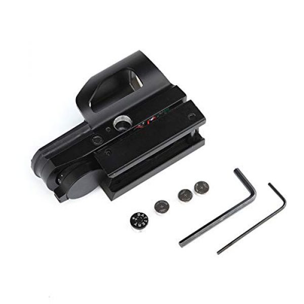 DJym Rifle Scope 3 DJym Red Dot Reflex Sight- Reflex Sight Optic and Substitute for Holographic Red Dot Sights