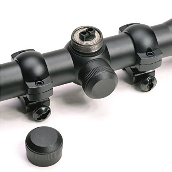 Hammers Rifle Scope 2 Hammers Hunting Plinking Rifle Scope 3-9x40 with Low Weaver Scope Rings 1 inch Tube Finger Adjustable Turret
