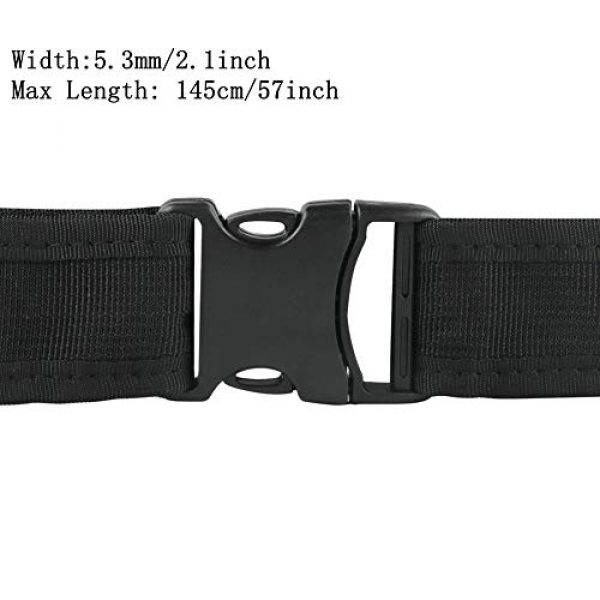 KCTIN Tactical Belt 2 KCTIN Heavy Duty Tactical Belt for Police with 2.2inch Fit 28-50inch Waist Load Bearing and Quick Release Buckle