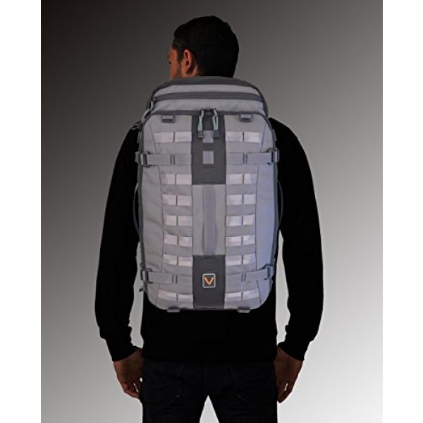 VITAL GEAR Tactical Backpack 6 VITAL GEAR Air Rover Modular Adventure Travel Backpack, Black, Medium/40mm