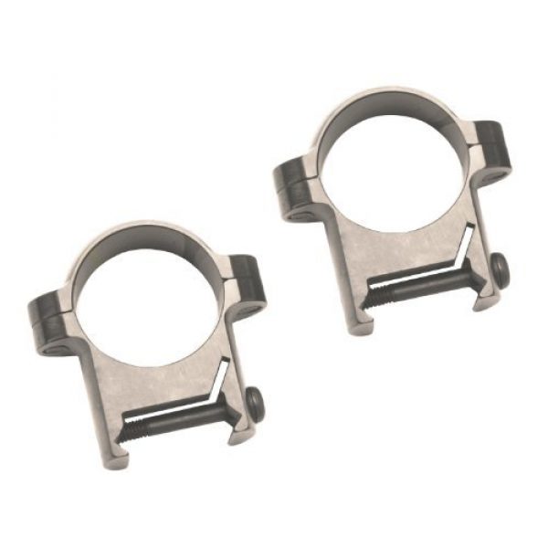 Burris Optics Rifle Scope 6 Burris Optics Weaver Style Zee Rings, Solid Steel, Top and Bottom Matched for Strength and Fit