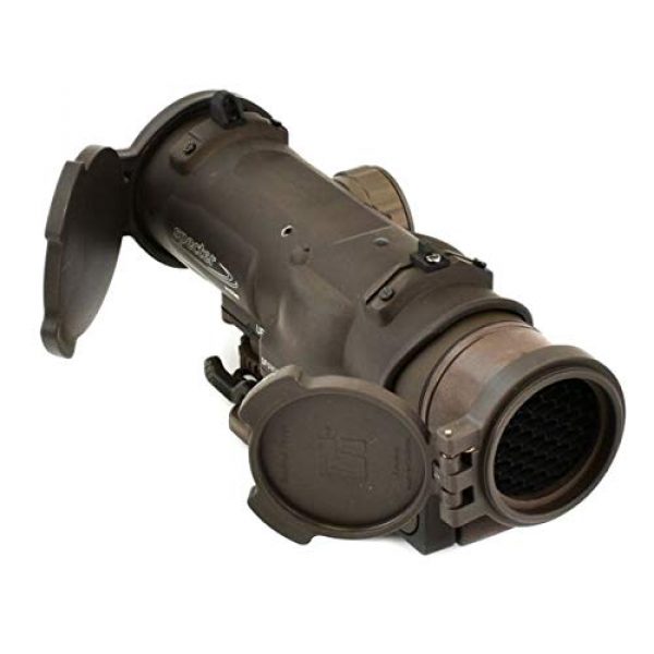 Elcan Rifle Scope 2 Elcan SpecterDR 1x/4x Optical Sight, 7.62mm, CX5396 Illum Crosshair Reticle, Flat Dark Earth