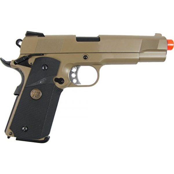 WE Airsoft Pistol 2 WE meu 191 gas blowback full metal - tan(Airsoft Gun)