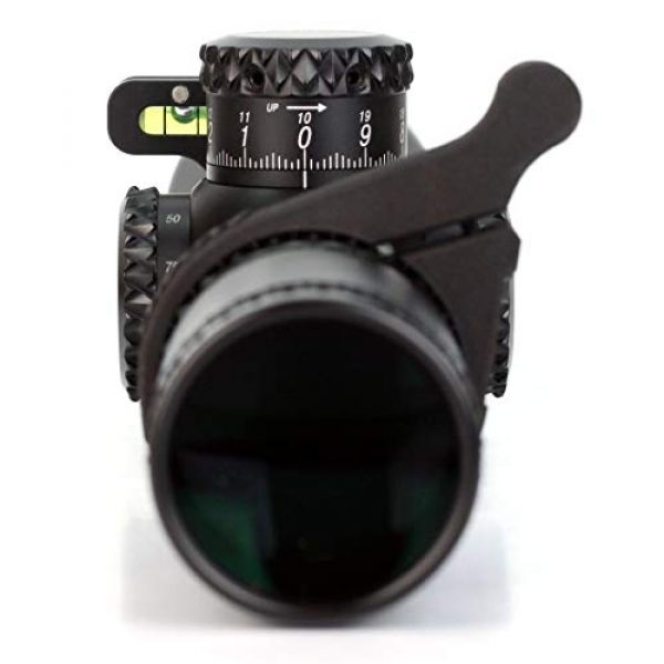 MK Machining Rifle Scope 5 MK Machining - Burris XTR III Riflescope - 3.3-18x50mm SCR 2 MIL Reticle - Comes with Pro Series Throw Lever & Billet Scope Level