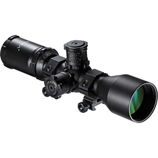 BARSKA Rifle Scope 1 BARSKA AC11874 Contour .223 BDC Rifle Scope 3-9x40 Lockable Turrets, Mil-Dot Reticle with Rings