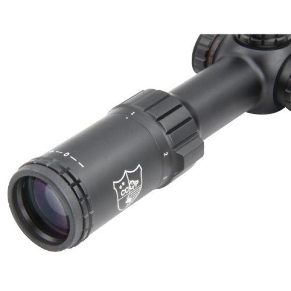 CCOP Rifle Scope 5 CCOP 1-6x24 CQB Tactical Rifle Scope, 30mm, Red/Green