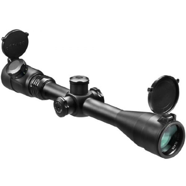 BARSKA Rifle Scope 1 BARSKA Point Black Side Parallax Riflescope (Black Matte, 6-24x40 IR)