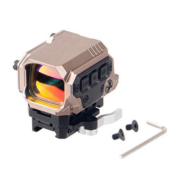 UELEGANS Rifle Scope 2 UELEGANS Outdoor Hunting red dot Reflex Sight red dot Sight Scope Fit Picatinny Rail Waterproof Fogproof Shockproof