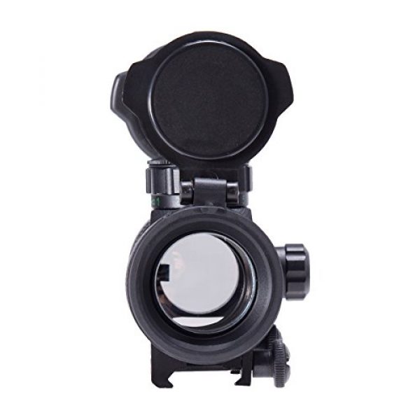 Pinty Rifle Scope 6 Pinty 30mm Reflex Red Green Dot Sight Scope 0.5 MOA with Flip Up Lens Cover Cap