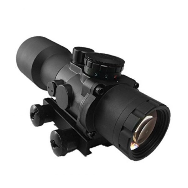 Ade Advanced Optics Rifle Scope 3 Ade Advanced Optics Crusader 5X Tactical Pris Scope with Illuminated Red/Green Dot Reticle