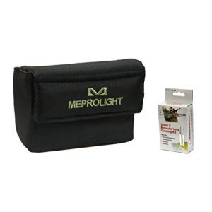 Ultimate Arms Gear Rifle Sight 1 Ultimate Arms Gear Meprolight The Mako Group Tactical Protective Carry Velcro Storage Cushioned Pouch with Belt Loops for The M21 Self-Powered Day/Night Reflex Sight Lens Cleaning Kit