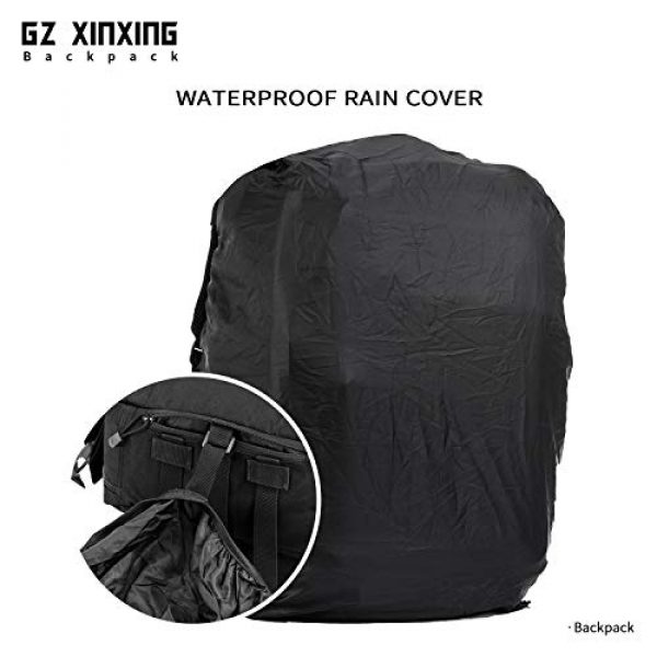 GZ XINXING Tactical Backpack 6 GZ XINXING 45L Large Military Tactical Backpack Army 3 Day Assault Pack Molle Bag Backpacks
