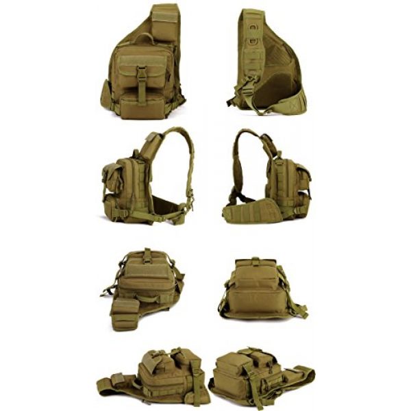 Huntvp Tactical Backpack 3 Huntvp Tactical Military Sling Pack Chest Daypack Molle Backpack Shoulder Bag