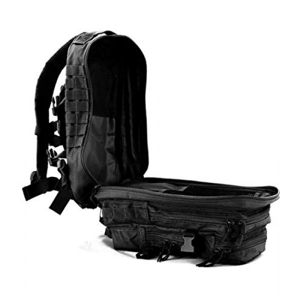 Tactical Pro Supply Tactical Backpack 3 Tactical Pro Supply Kevlar Ranger Back Pack (Black)