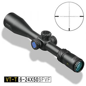 ApexHorizon Rifle Scope 1 ApexHorizon VT-T 6-24X50 SFVF Rifle Scope,Sniper Hunting Optics Crosshair Gun Scopes with Phone Adapter