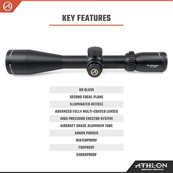 Athlon Optics Rifle Scope 3 Athlon Optics Midas HMR HD 2.5-15x50 Second Focal Plane Riflescopes