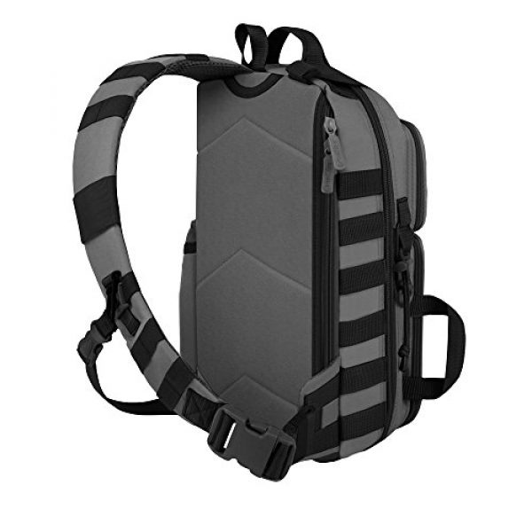 East West U.S.A Tactical Backpack 4 East West U.S.A RT525 Tactical Molle Assault Sling Shoulder Cross Body One Strap Backpack