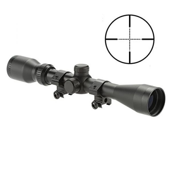 Pinty Rifle Scope 2 Pinty Pro 3-9X40 Mil-dot Tactical Rifle Scope Optical Scope for Hunting, Range Shooting, Defense with Aircraft-Grade Aluminum Alloy Tube Nitrogen Purged O-Ring Sealed for Waterproof and Fogproof