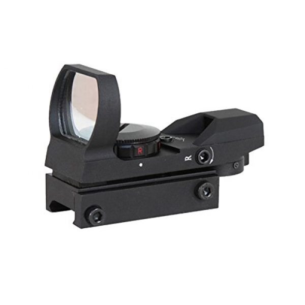 Aim Sports Rifle Scope 1 AIM Sports Dual Illumination 4 Different Reticles/Operator Edition Reflex Sights, Black