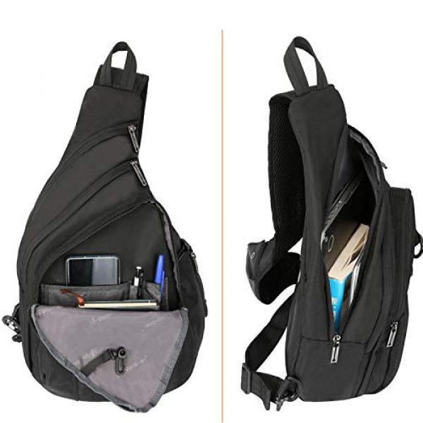 Vanlison Tactical Backpack 3 Vanlison Large Sling Bag Chest Shoulder Bag Purse Backpack Crossbody Bags for Men Women