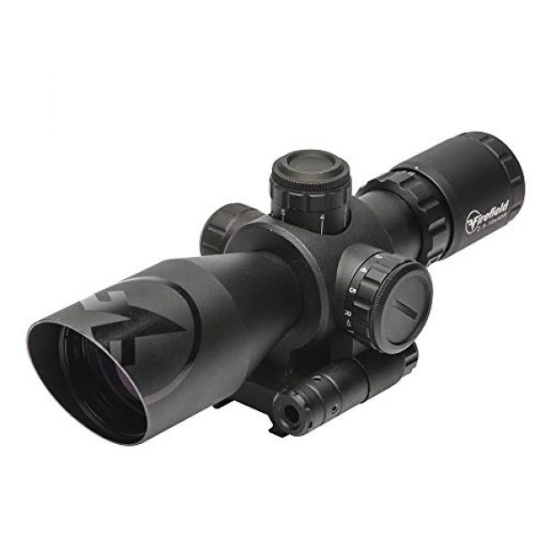 Firefield Rifle Scope 1 Firefield Barrage 2.5-10x40 Riflescope with Red Laser