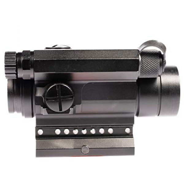 Bbrand Rifle Scope 3 Bbrand M4 1x30mm Red Green Dot Sight Side Mount Reflex Sight Micro Brightness Adjustable Red Green Dot Sight Rifle Scope, 4-5 MOA Dot Size with Len Covers