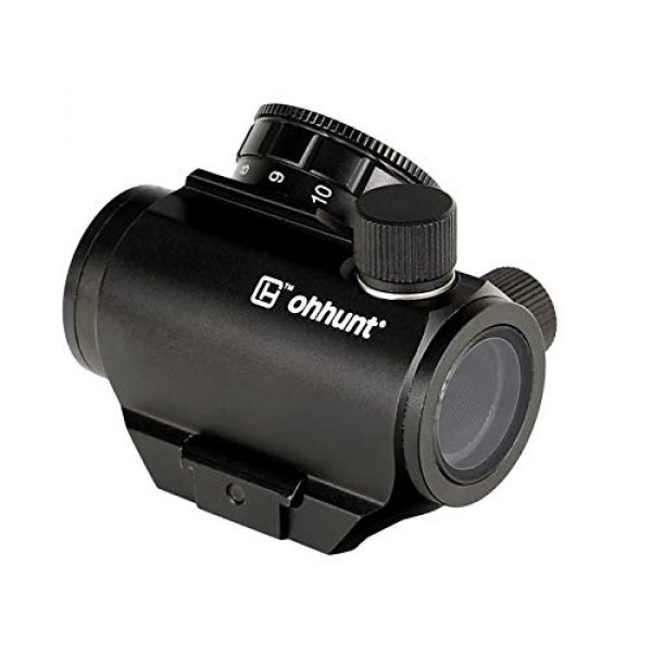 ohhunt Rifle Scope 3 ohhunt TSR1x25 Red Dot Sight Riflescope 3 MOA Tactical Hunting Rifle Riflescopes