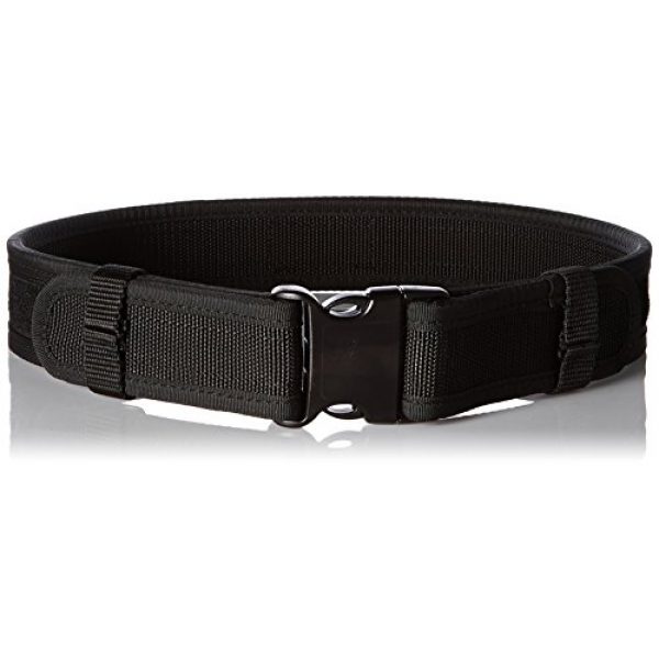 Uncle Mike's Tactical Belt 1 Uncle Mike's Sentinel Duty Web Belt (Large, Black)