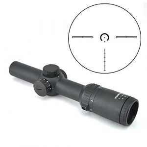 Visionking Rifle Scope 1 Visionking Optics 1-8x24 Long Eye Relief Rifle Scope 1/10 MIL Low Profile Turret Illuminated Dot