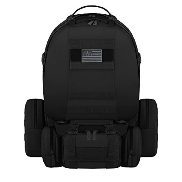 East West U.S.A Tactical Backpack 1 East West U.S.A RT505 Tactical Molle Military Rucksacks Assault Combat Trekking Bag