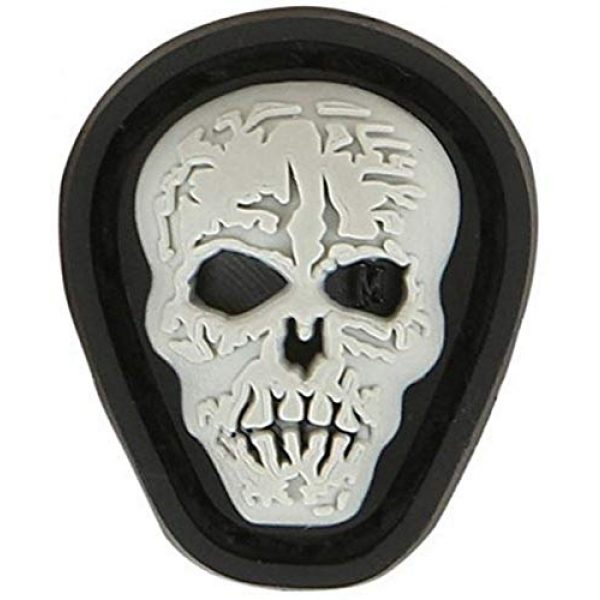 Maxpedition Morale Patch 1 Maxpedition Hi Relief Skull 0.7 x 0.88 Micropatch