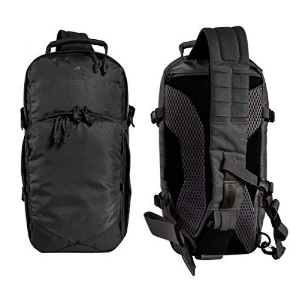 Tasmanian Tiger Tactical Backpack 3 Tasmanian Tiger TAC Sling Pack 12, Tactical Sling Bag with MOLLE, YKK Zippers, Hydration Compatible